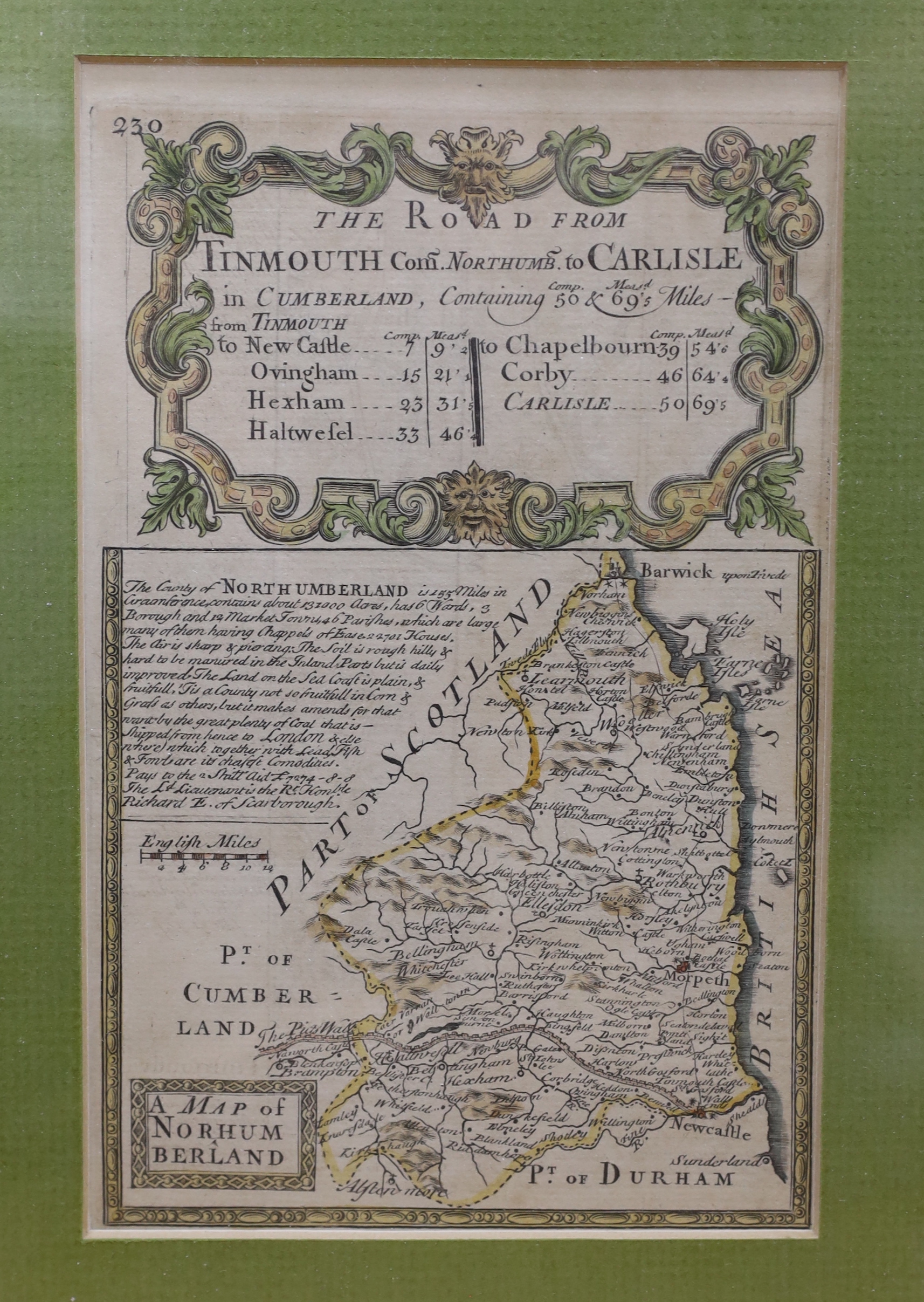 Robert Morden (1650-1703), hand coloured map, The smaller islands in the British Ocean, sold by Abel Swale, Awnsham and John Churchill, 37 x 42cm